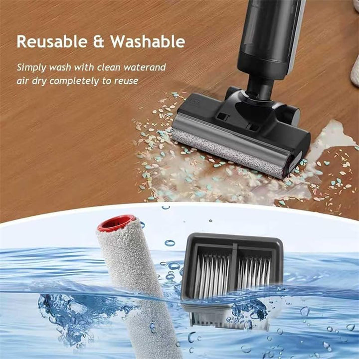 Zubehör für Dreame H12 Pro FlexReach / H15 Pro, 1 Bürstenrolle 3 Filter Nass Trockensauger Ersatztei