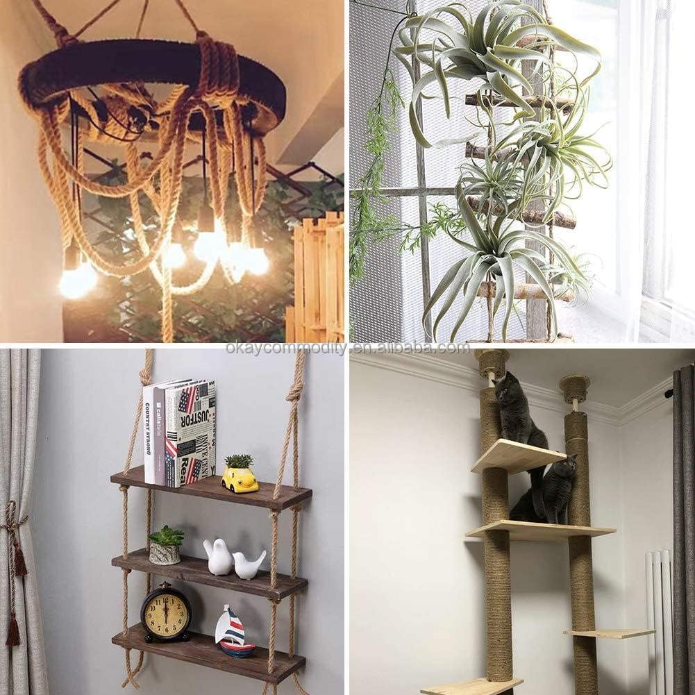 Juteschnur. Dekokordel. Jutekordel. Schnur aus Jute. Jute Schnur für DIY Kunstgewerbe Gartenschnur D
