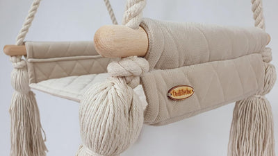 Create for you® - Baby Schaukel Indoor, Grosse Kinderschaukel Holz, Schaukel Baby, Babyschaukel Türr