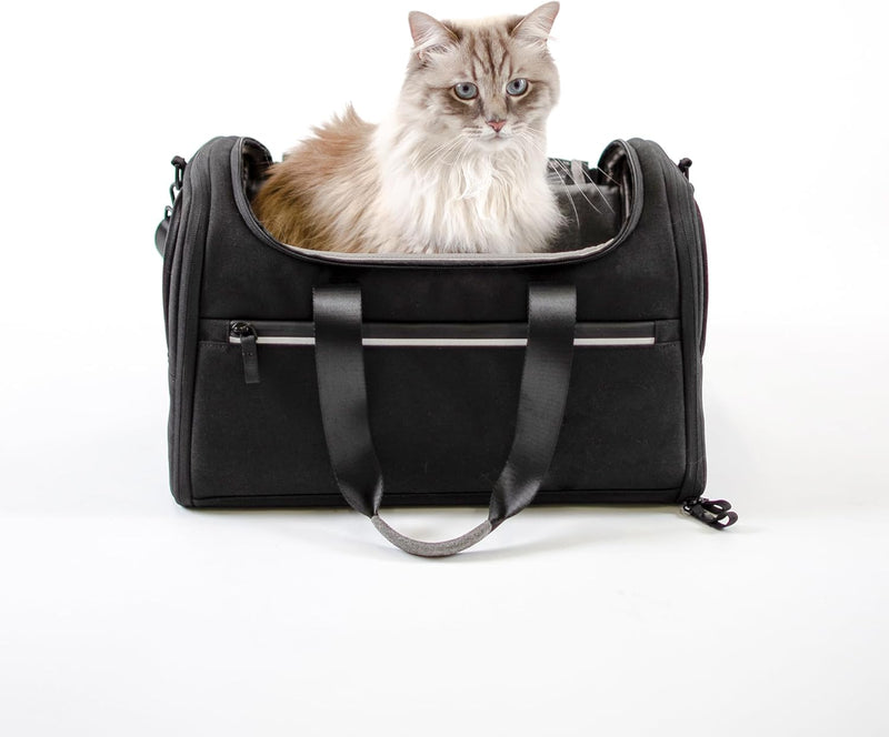 LucyBalu® Designer Katzentransporttasche | Tragetasche für Katzen mit Fenster | Katzentasche zum Kat