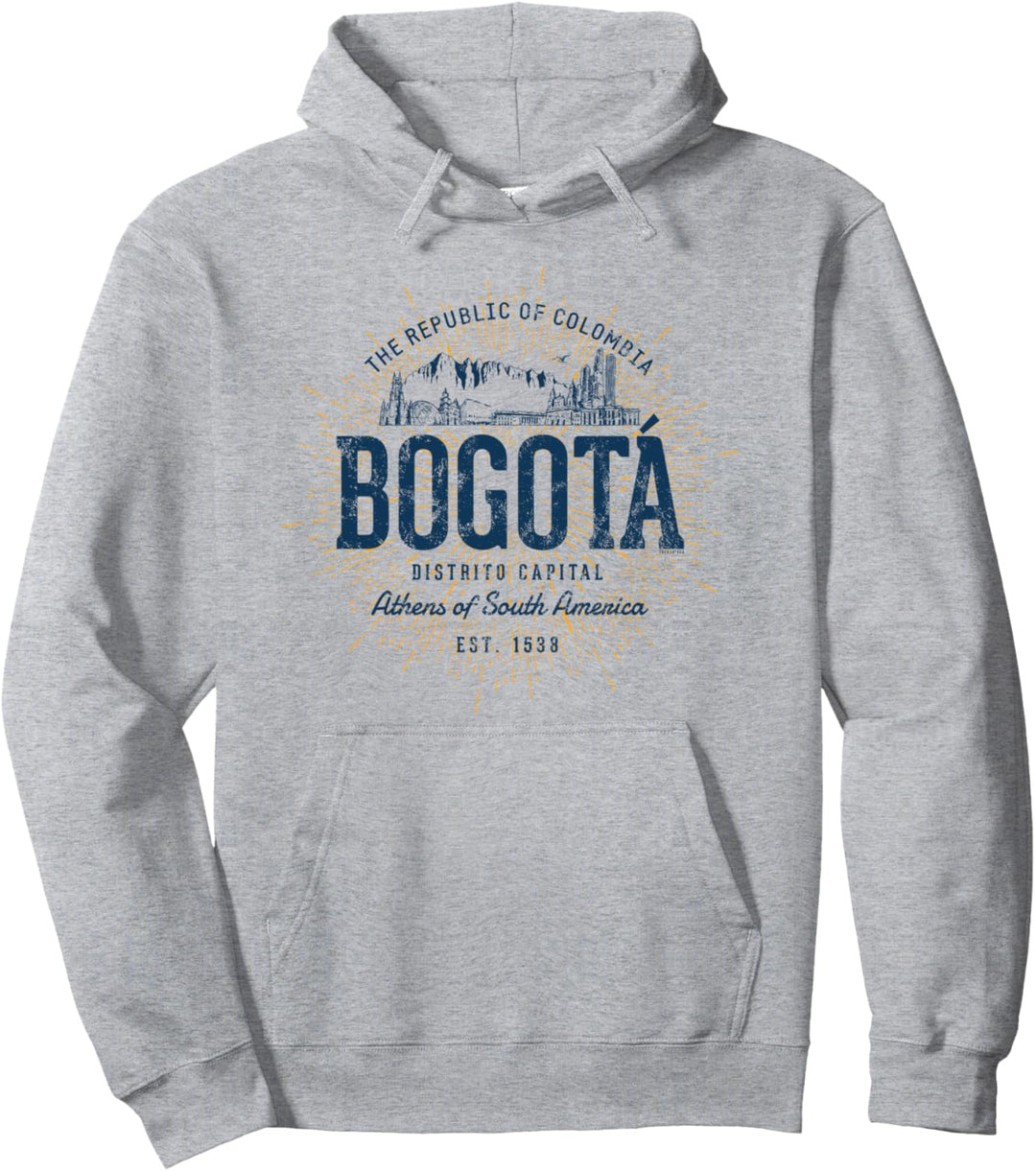 Kolumbien Retro Stil Vintage Bogotá Pullover Hoodie