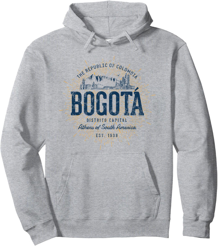 Kolumbien Retro Stil Vintage Bogotá Pullover Hoodie