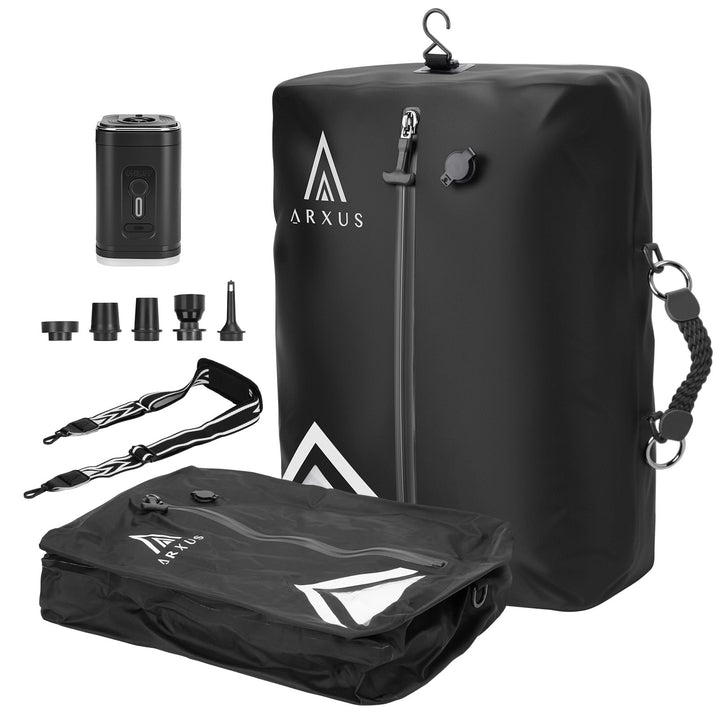 Arxus Vakuumbeutel für Kleidung - Reise Packing Cubes Compression mit Abnehmbare Schultergurt, IP67
