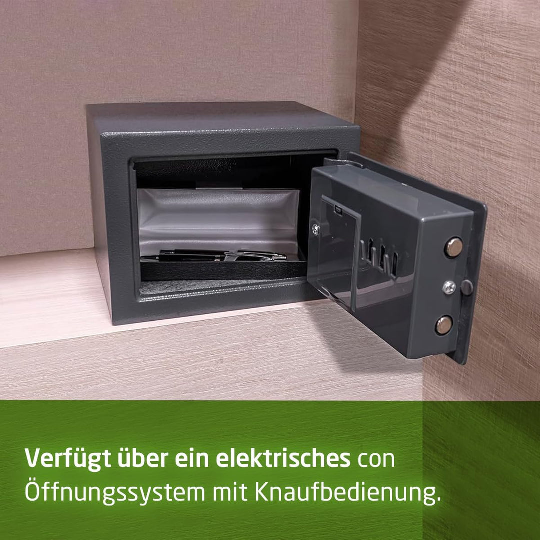 Amig - Tresor mit Tastaturöffnung | Notsicherheitsschlüssel und Knauf | Anti-Bumping-System | Safe z