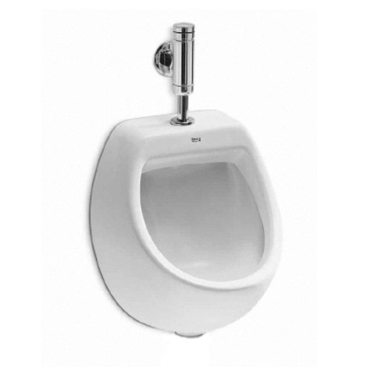 VBChome- Set: Urinal Zulauf Oben Weiss Modern Hochwertig Keramik Pinkelbecken senkrecht Pissoir Mini