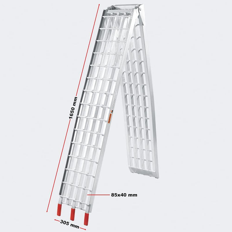 Auffahrrampe Motorrad ATV Quad faltbar Aluminium Auffahrschiene Fahrrampe Laderampe 310cm