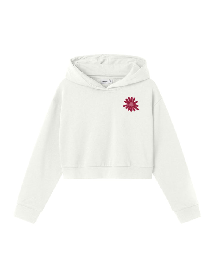 Name IT Mädchen Nkfkory Ls Crop RLX SWE Wh Bru Ps Noos Nkfkory Ls Crop RLX SWE Wh Bru Ps Noos (1er P