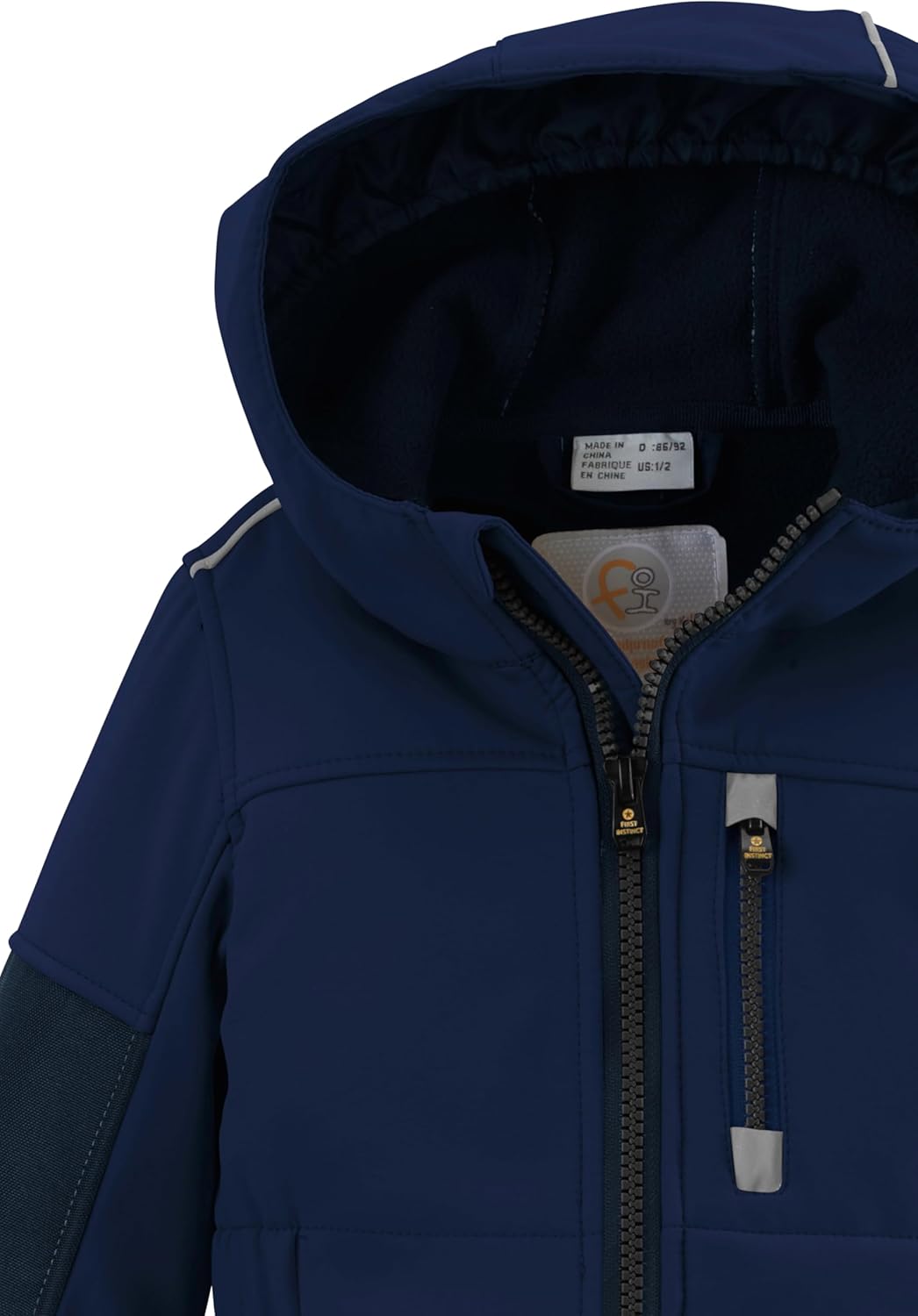first instinct by killtec Jungen Fiow 35 Mns Onpc Softshell Overall mit Kapuze 86-92 dunkelblau, 86-