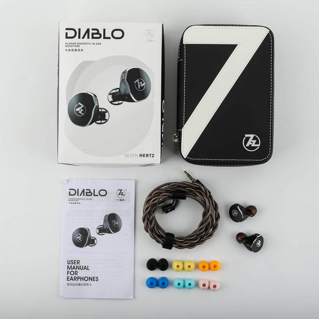 LINSOUL 7Hz x Crinacle: Diablo/Divine In-Ear-Monitore,14,5 mm planarer magnetischer Treiber IEM,HiFi