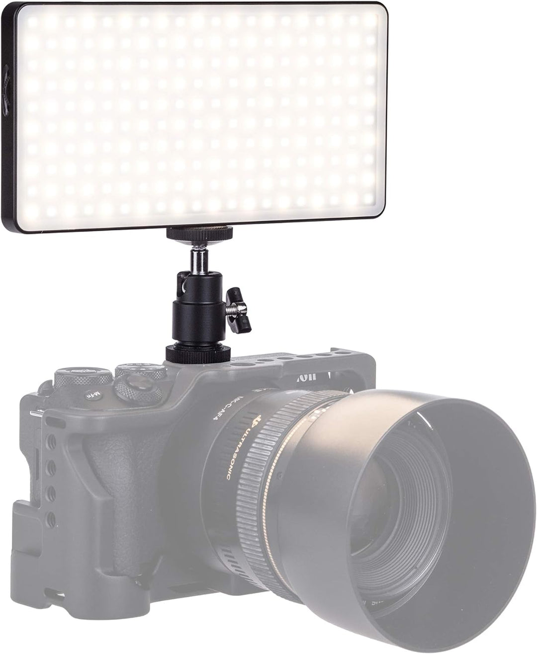 ayex LED USB-Videolicht AX-M-200AI, Fotografie-Fülllicht, LED Soft-Light für Portraits - Dimmbar, 36