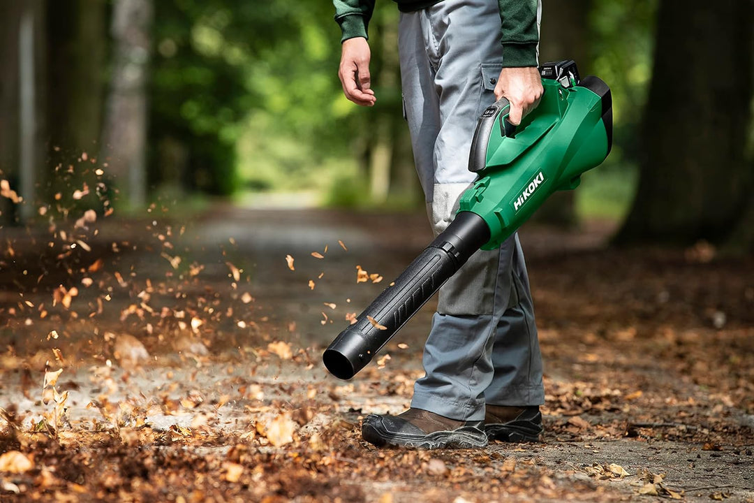 HiKOKI Akku-Gebläse RB36DA (36V, Li-Ion, Brushless, 4-Stufiger Gebläseschalter, Soft-touch, Turbomod