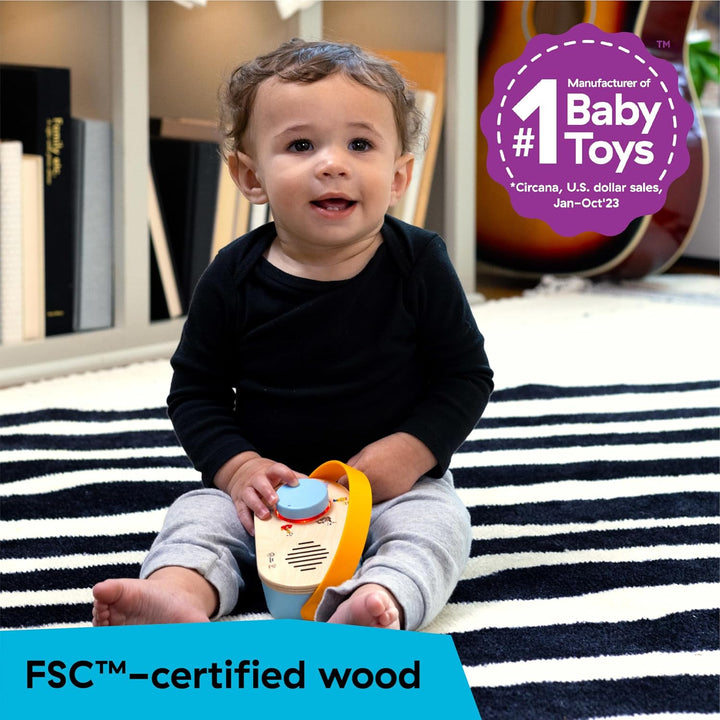 Baby Einstein, Hape Discovery Radio Spielzeugradio – Montessori-inspiriertes Baby-Radio Ab 6 Monaten