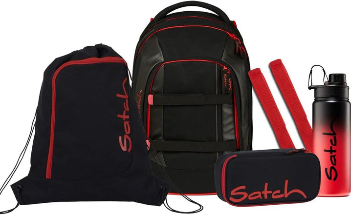 satch Pack Graffiti Edition Schulrucksack Set 5tlg. Fire Phantom, Fire Phantom
