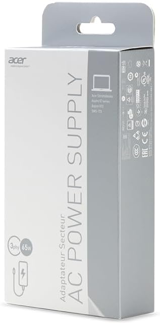 Acer Adapter für Aspire Switch 11/12 (65 Watt) schwarz, schwarz