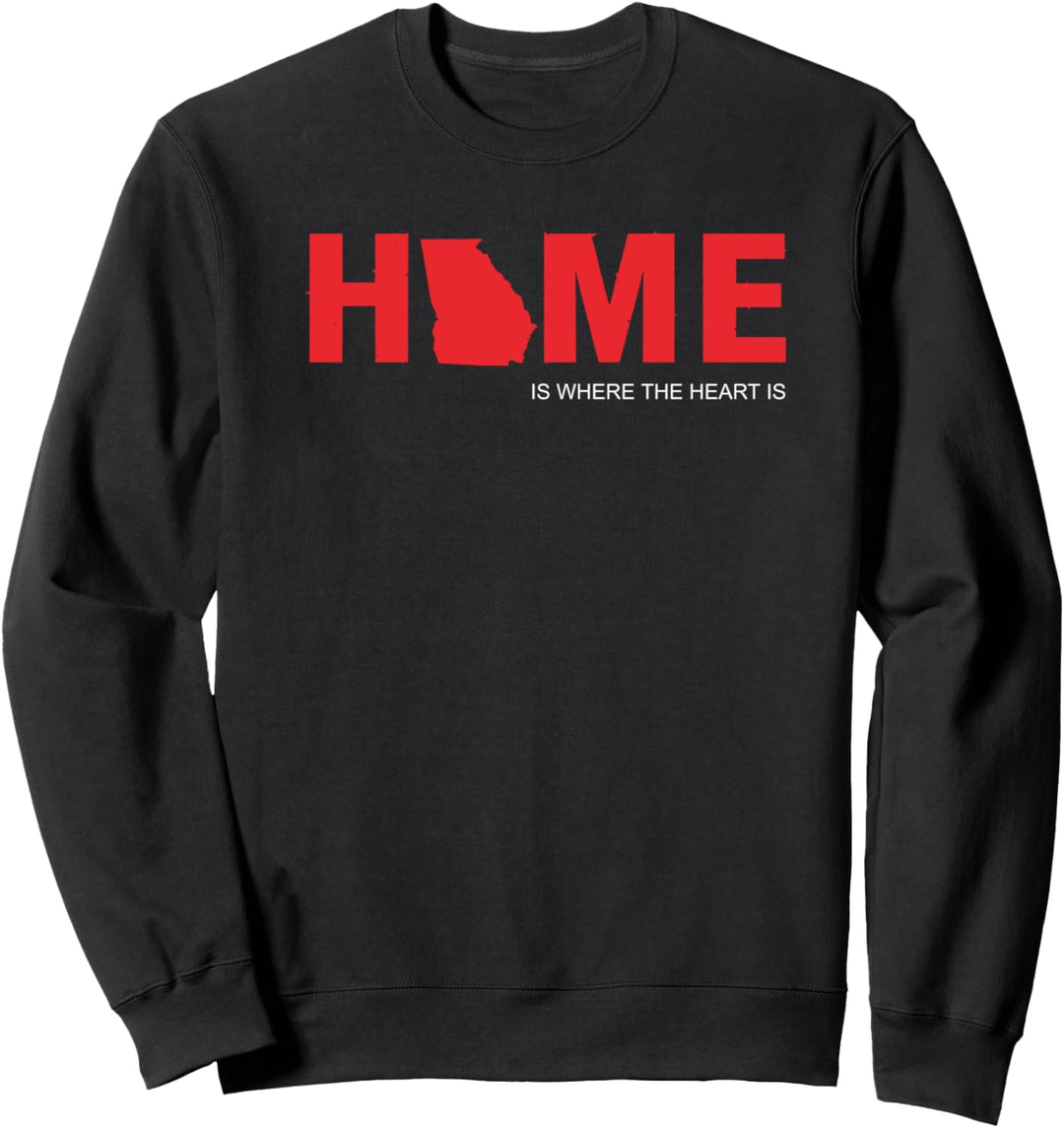 Stolze Liebe Georgia Home Souvenir-Geschenk-Silhouette Sweatshirt