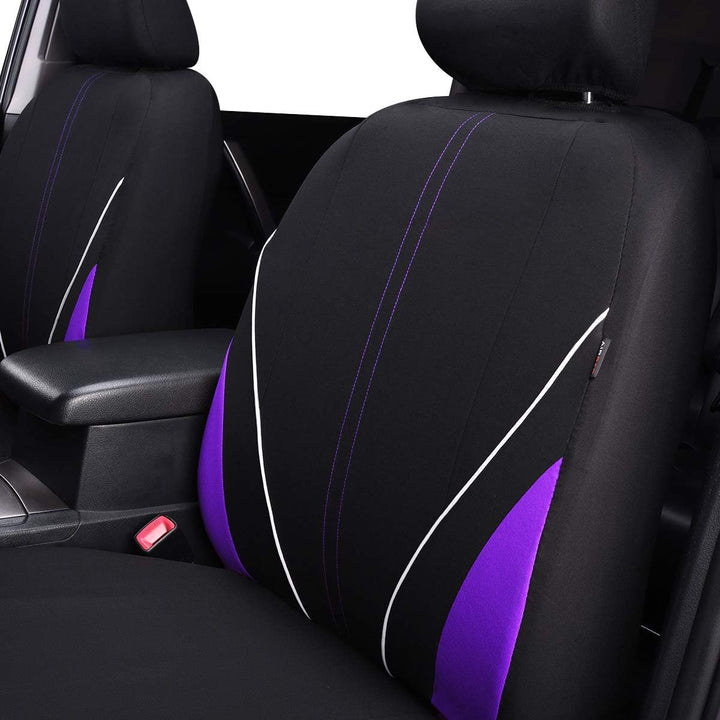 Flying Banner Universal atmungsaktive Netzstoff-Autositzbezüge, komplettes Set Airbag-kompatible Kis