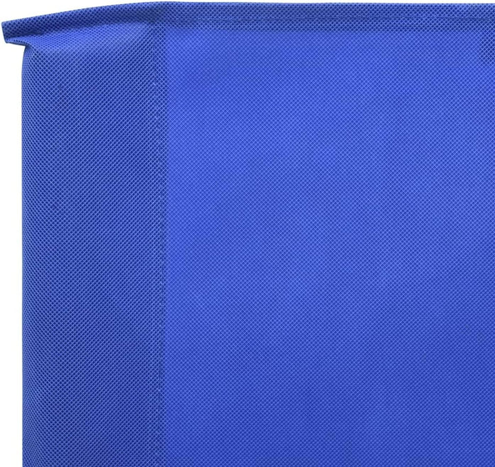 Homgoday 6 Paneele Windschutz Stoff 800x80cm Azurblau Camping Windschutz Blocker Windblocker Garten