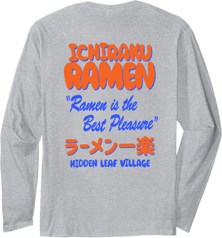 Naruto Shippuden Ichiraku Ramen Hüpfschrift Langarmshirt