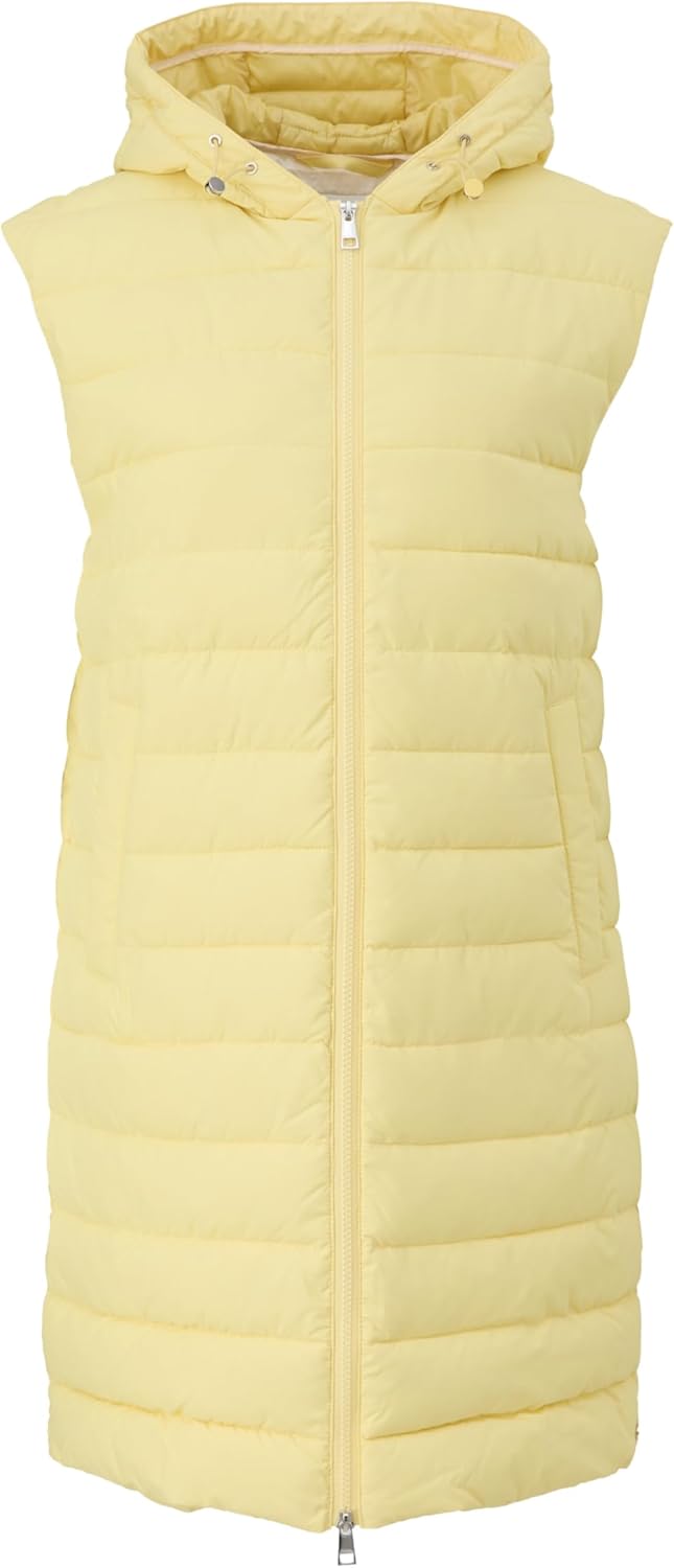 s.Oliver Damen Outdoor Weste 44 hellgelb, 44 hellgelb