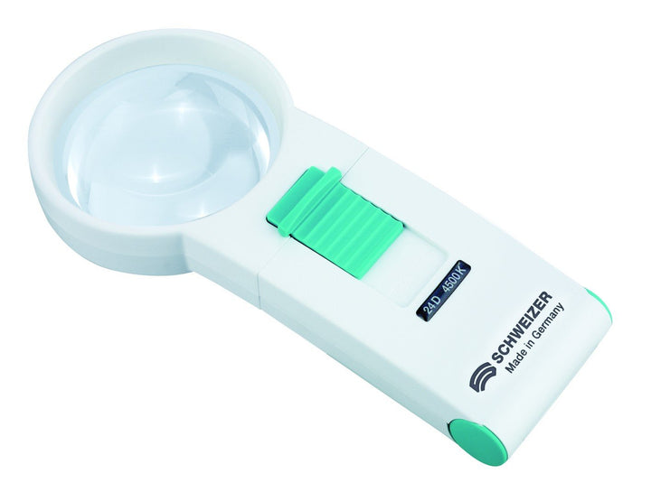 ÖKOLUX plus mobil Handleuchtlupe - 24 D / 7-fach / 55 mm / 6500 K