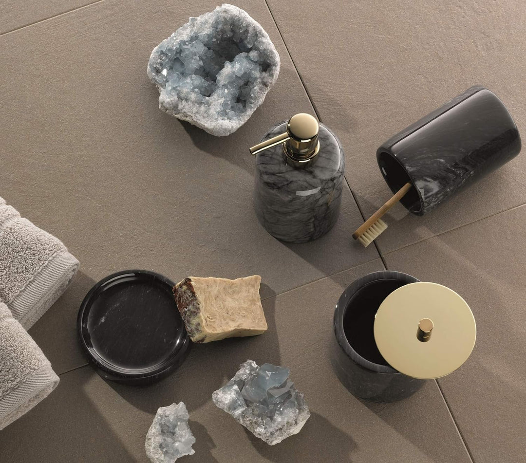 Kela Liron, Marmor, Schwarz, Seifenschale, Seifenschale