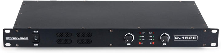 Pronomic P-152E MKII Endstufe - 2-Kanal Endstufe - Leistung RMS/4 Ohm: 2x 150 Watt - Besonders geeig