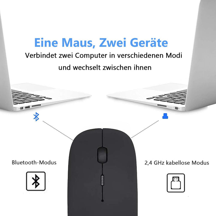 LEAPEST Kabellose Bluetooth Maus für MacBook Pro/Air/Mac/iPad/Laptop/Desktop/Mac/PC/Computer/Telefon