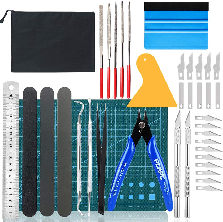 X SIM FITNESSX 39 Stück DIY Bastelwerkzeug Basic Tools Gundam Modellbau Werkzeuge Kraft Handwerk Wer