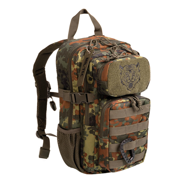 Mil-Tec US Assault Pack Kinderrucksack (14l) • Taktischer Rucksack für Schule, Outdoor, Militär, Wan