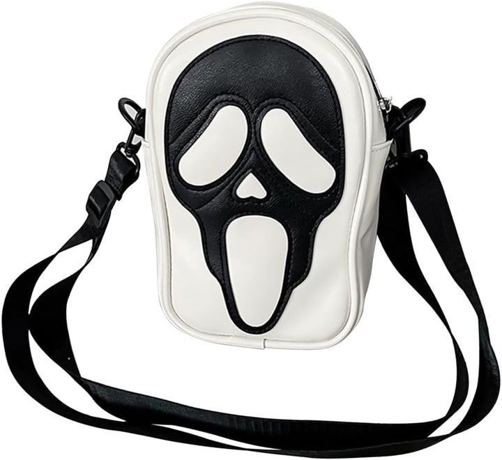 PORRASSO Ghost Umhängetasche Damen Schultertasche Crossbody Bag Paare Messenger-Tasche für Halloween
