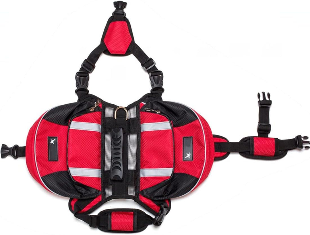 Satteltasche Hunderucksack für Mittlere Grosse Hunde, Packtaschen Rucksack für Reisen Wandern Traini