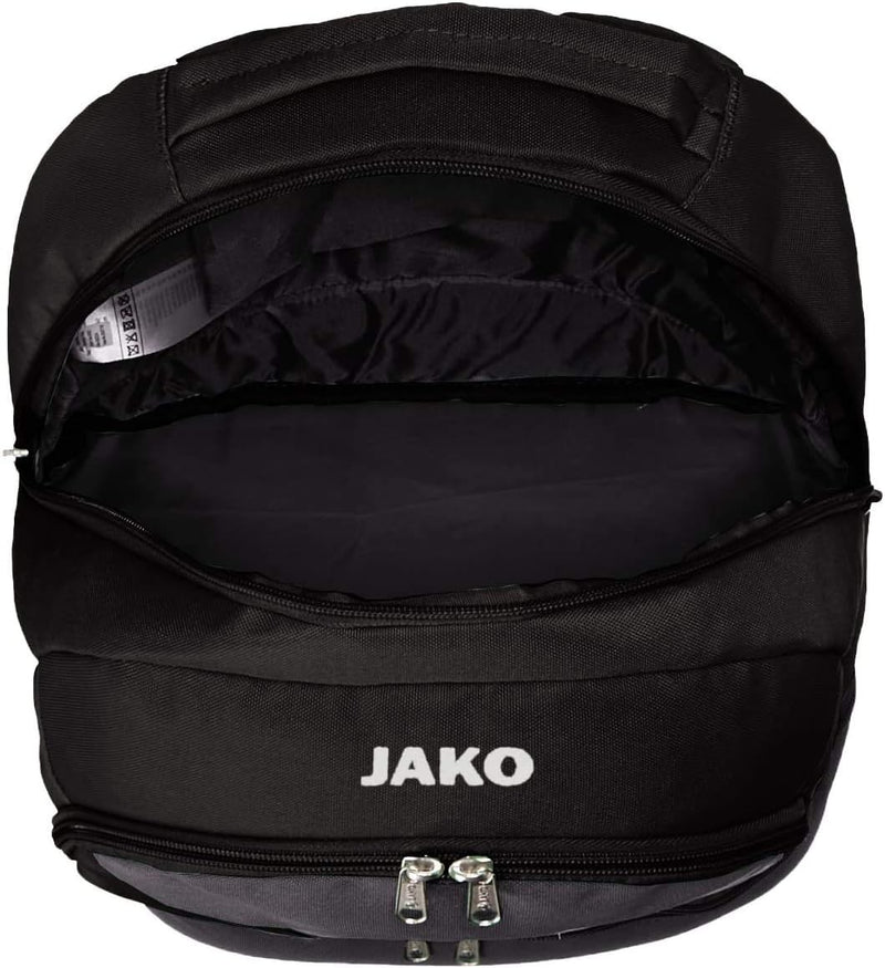 JAKO Herren Rucksack Striker, Schwarz