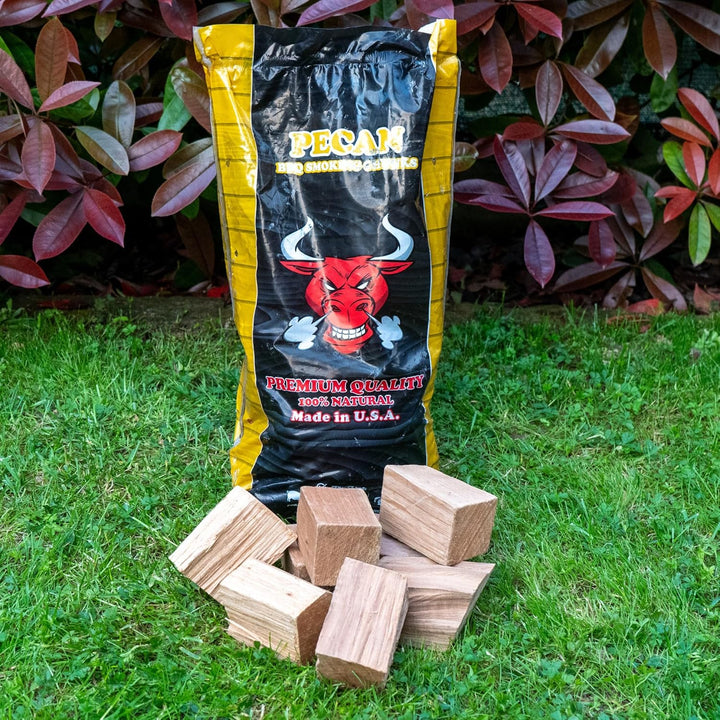 TORO - Chunks Pecan für Smoker und Grills, amerikanische Walnuss-Essenz, ideal für Rind, Huhn, Fisch