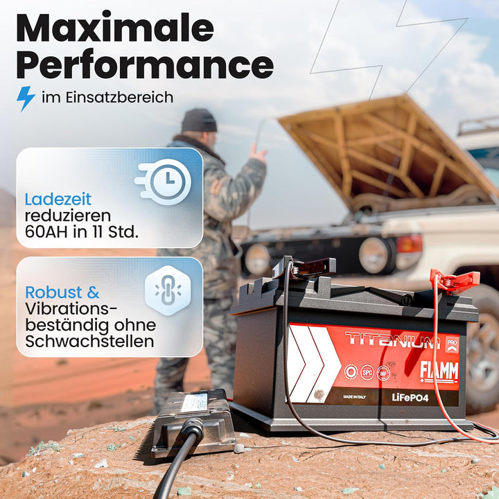 36V Batterie-Ladegerät LiFePO4 43,8V 6,8A 300W | Optimiert für Lithium-Eisenphosphat-Akku | Auto-Bat