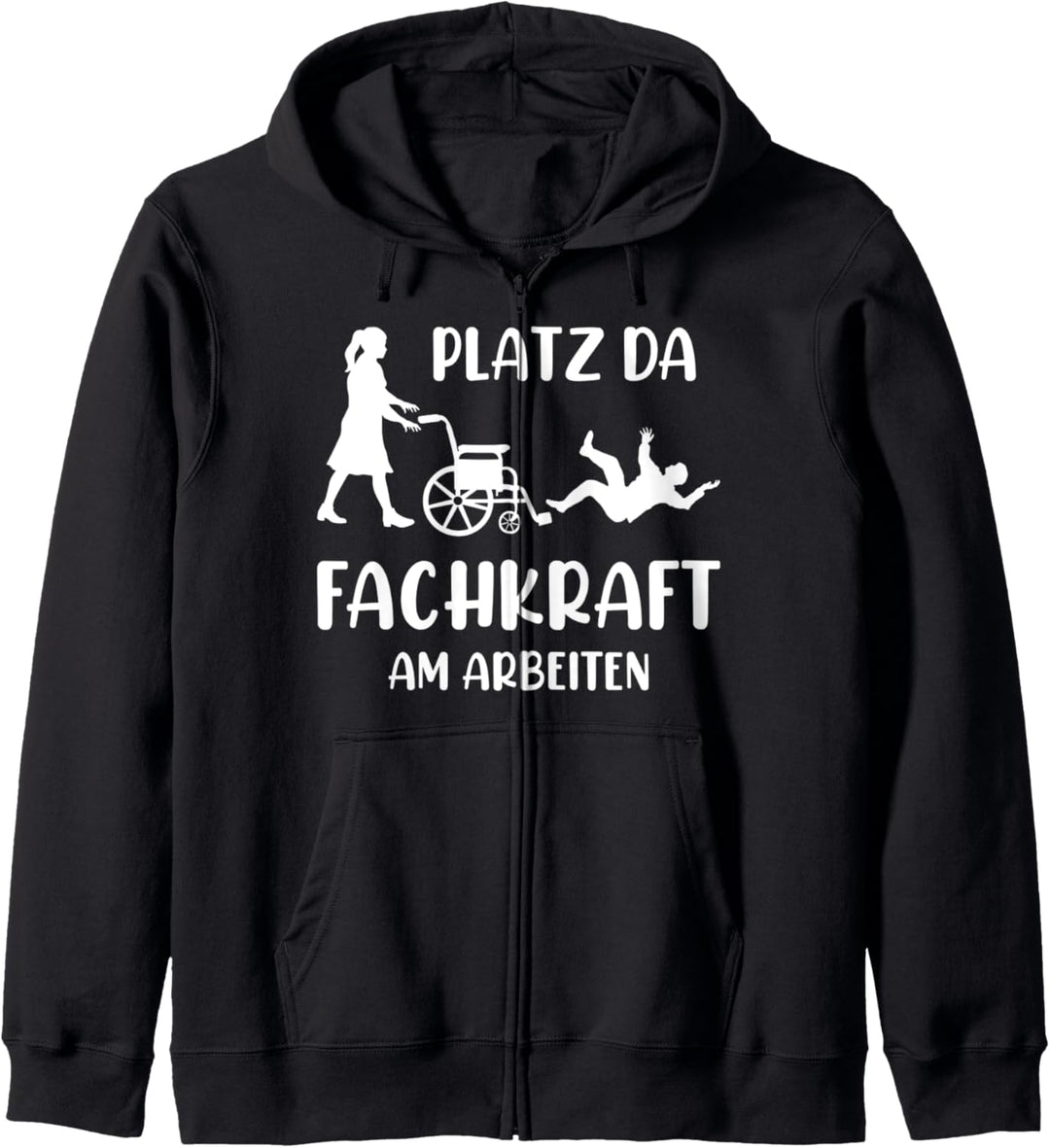 Pfleger Platz da Fachkraft Altenpflege Pflegefachkraft Kapuzenjacke