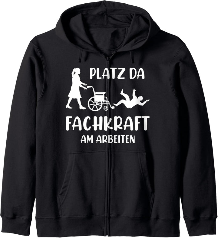 Pfleger Platz da Fachkraft Altenpflege Pflegefachkraft Kapuzenjacke