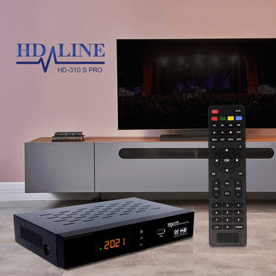 hd-line 310S PRO Receiver Satellit HD Digitaler Satelliten Receiver HDMI DVB S2 Receiver für Sat HD