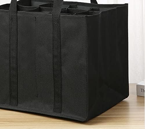 Tebery 2 Stück 12er Bottle-Bag, Flaschentasche für 24 x 1.5 Liter Flaschen, Wasser-Flaschen Tagetasc