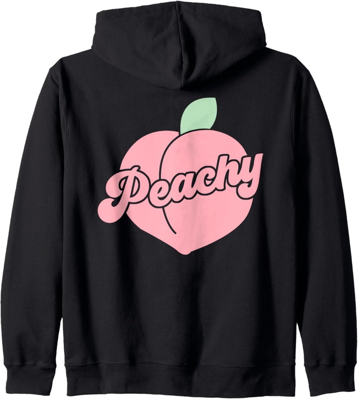 Peachy Retro Vintage Groovy Hippie 70s Clothing Kapuzenjacke