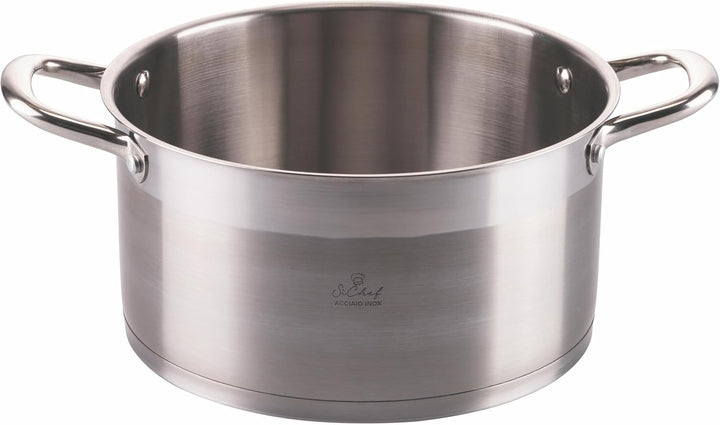 GALILEO SìChef Topfset, 15-teilig, Edelstahl 18/0, Induktion, Edelstahl