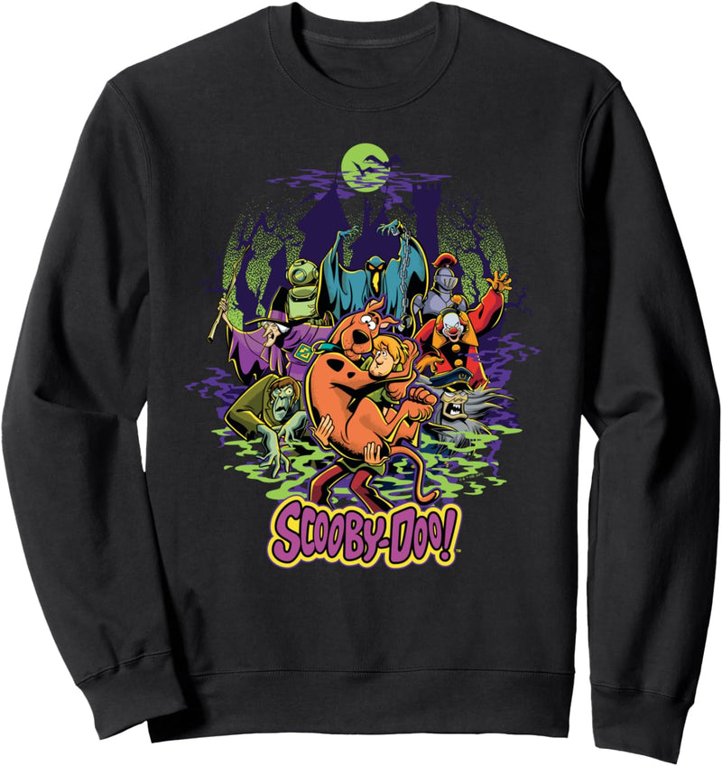 Scooby-Doo and Shaggy Chased by Monsters Sweatshirt