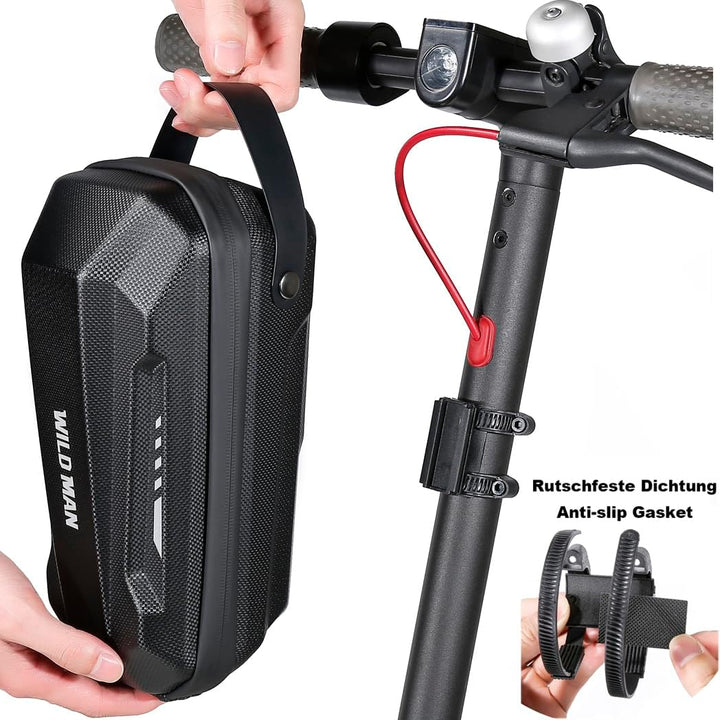 2/3/4L Scooter Tasche für Roller, Rollertasche Front Tube Bag Gross Lenkertasche Wasserfest, Vordert