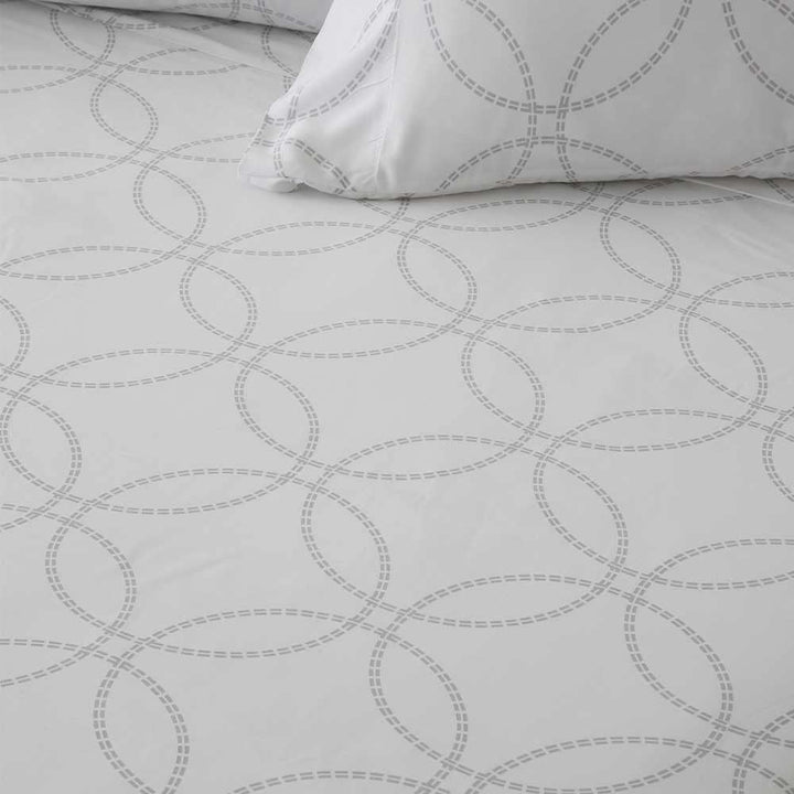 COTTON ARTean Bettwäsche-Set aus Bambus, Modell Fuji organisch und hypoallergen, 150 x 190/200 cm, G
