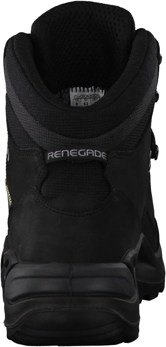LOWA Renegade GTX MID 44.5 EU Schwarz, 44.5 EU Schwarz