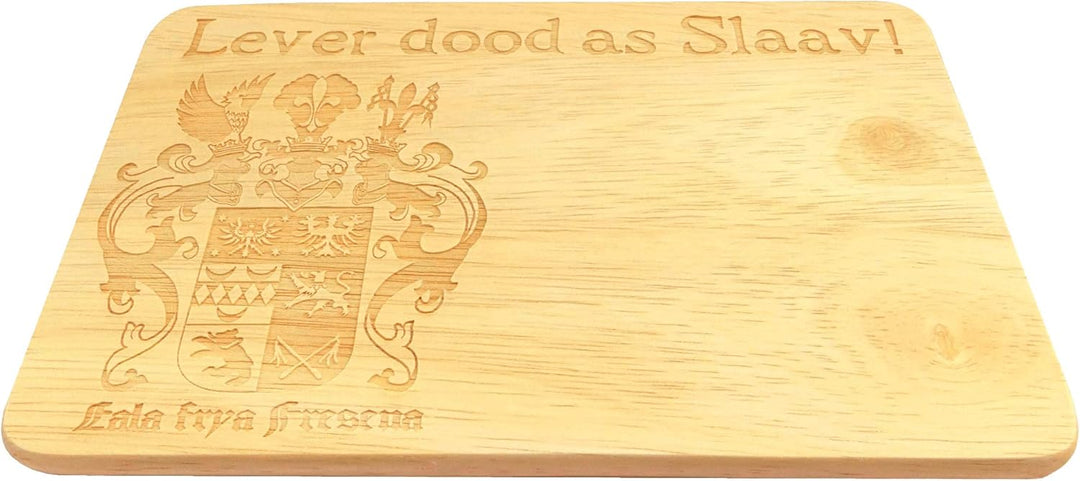 Brotbrett Wappen Ostfriesland Lever dood as Slaav