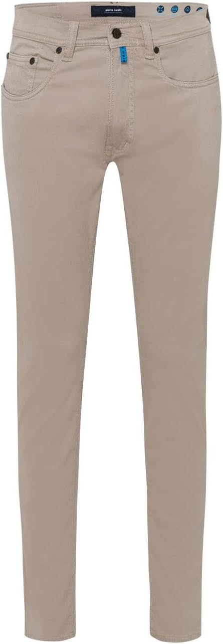 Pierre Cardin Herren 5 Pocket Stoffhose 35W / 30L Vintage Khaki, 35W / 30L Vintage Khaki