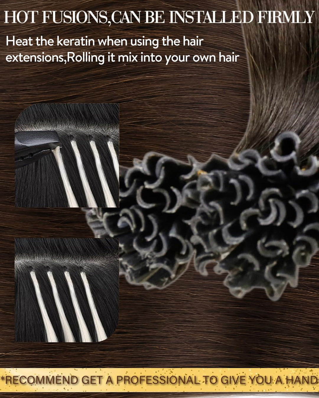 Hetto Echthaar Extensions Bonding Braun Echthaar Keratin Bonding Extensions Remy Echthaar Bonding Ha