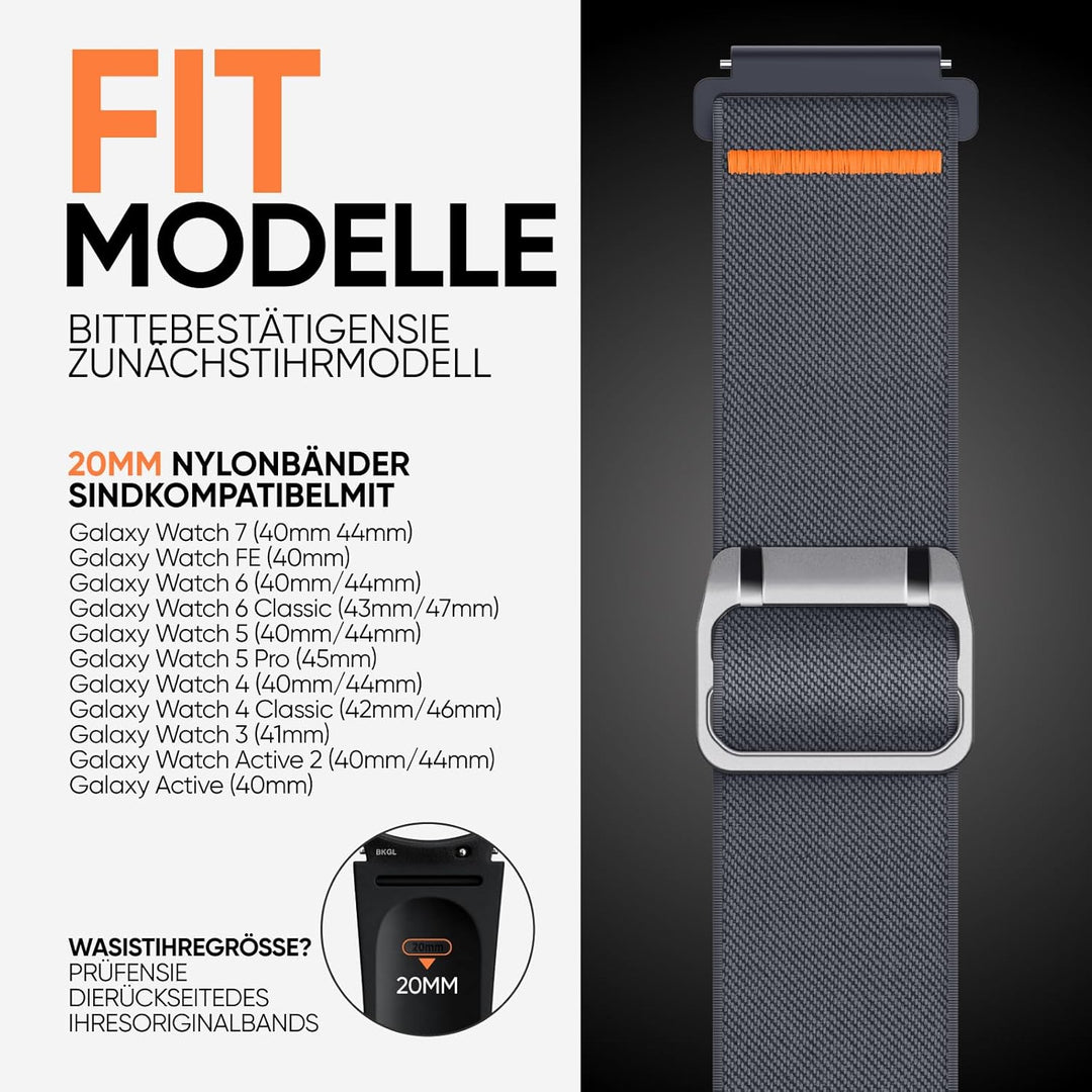 Suitisbest Sport Armband Kompatibel mit SAMSUNG Galaxy Watch Armband, Galaxy Watch 7/FE/5/6/4 Watch