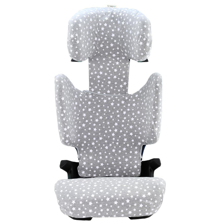 JYOKO KIDS Sitzbezug kompatibel mit Romer Kidfix (Romer Kidfix M I-SIZE, White Star)