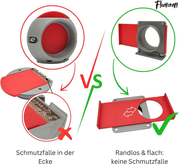 Absperrschieber DN75 für HT-Rohre – robustes Blastgate, DN75